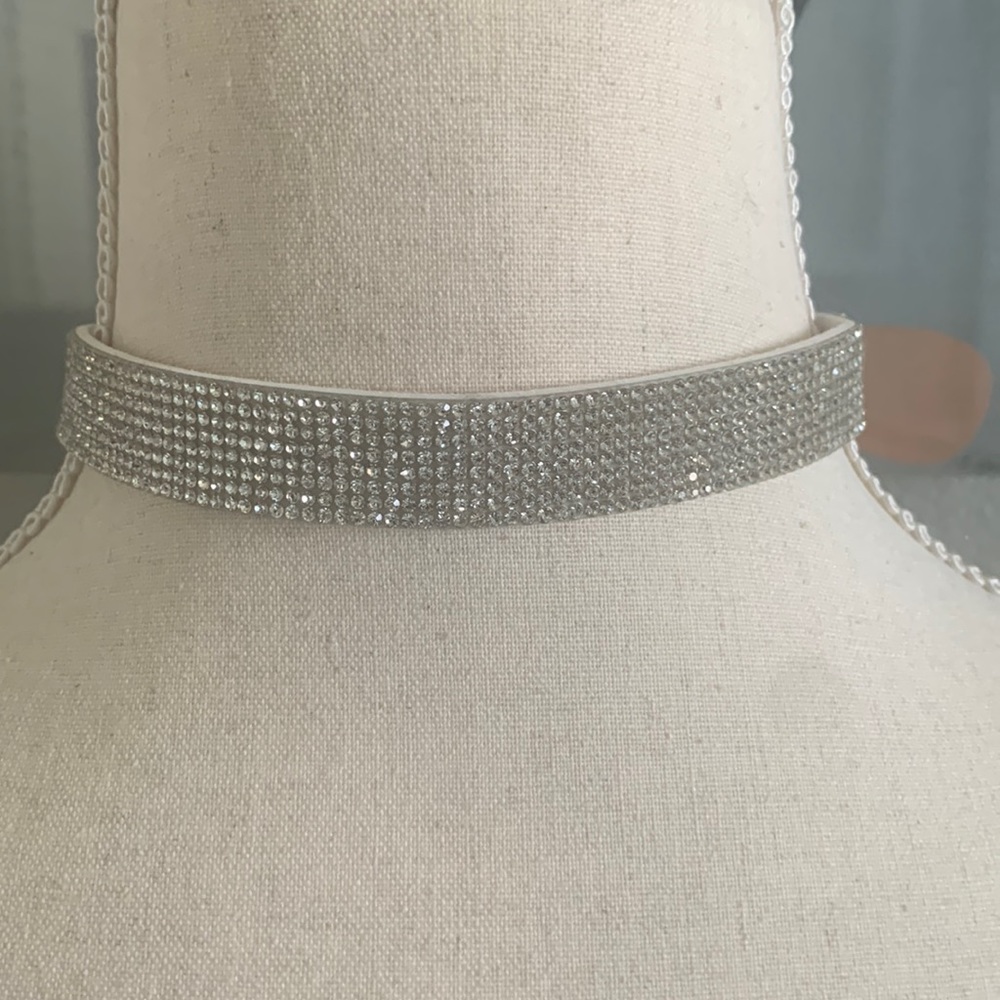 rhinestone choker